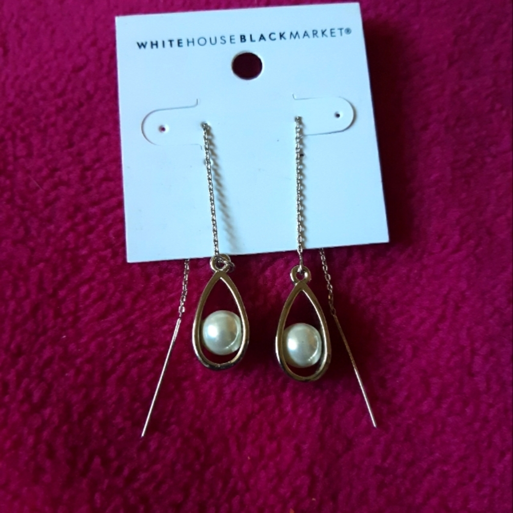 White House Black Market Dangle Earrings
